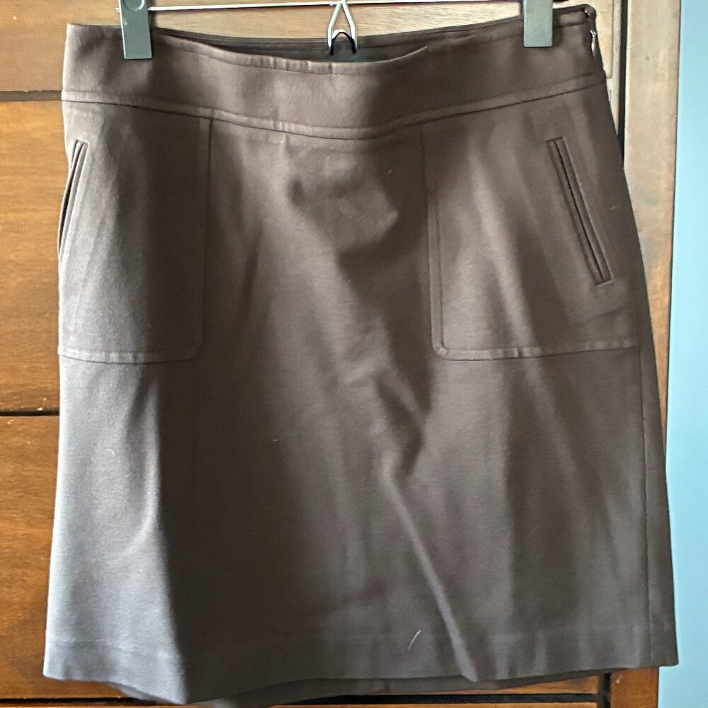Talbots, brown skirt